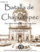 Batalla de Chapultepec Concert Band sheet music cover